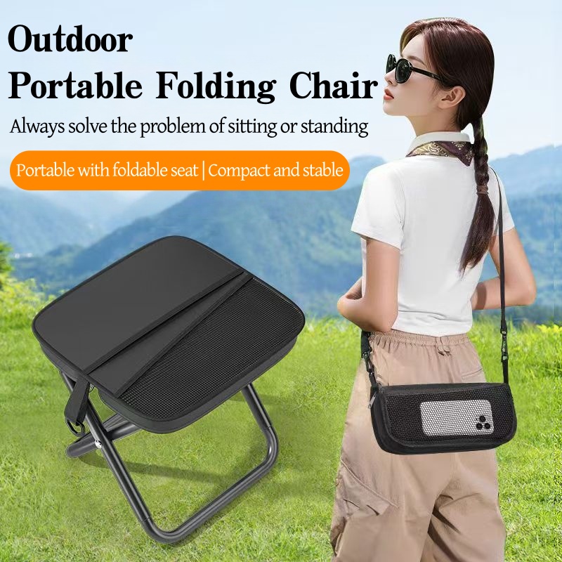 Fishing Backpack - Silla Plegable Portátil 4Q, Ligera, para