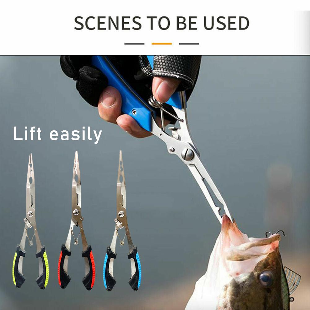Fishing Belt - Alicates de pesca largos, pinza de