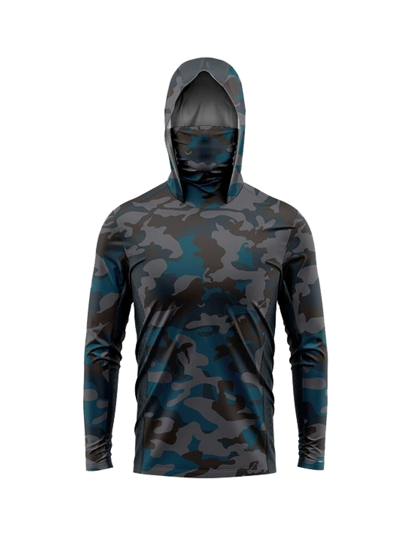 Camisa con capucha para hombre - Fishing Mask Sun Protection reseña y precio