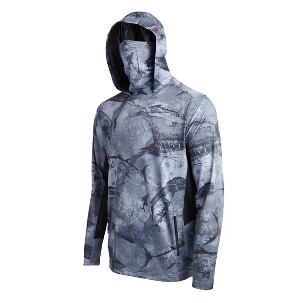 Camisa de Pesca con Capucha y  - Fishing Mask Sun Protection reseña y precio