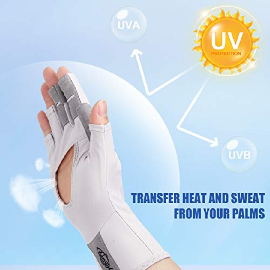 Guantes de Pesca sin Dedos con - Fishing Gloves reseña y precio