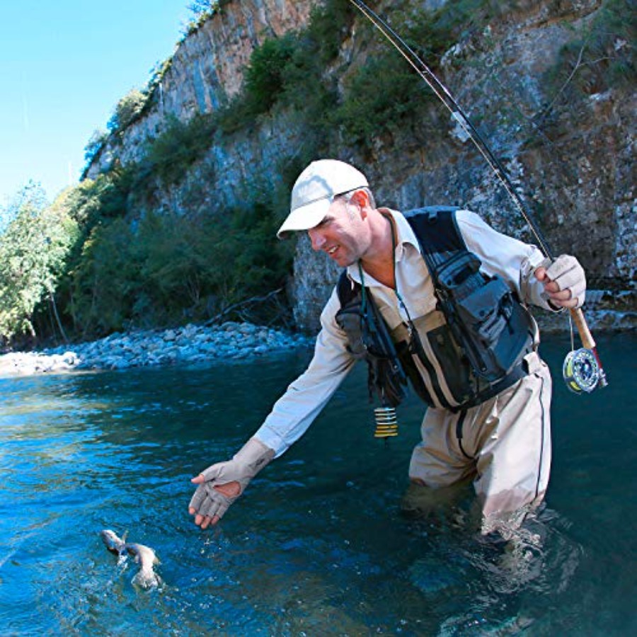 Guantes de Pesca sin Dedos con - Fishing Gloves reseña y precio